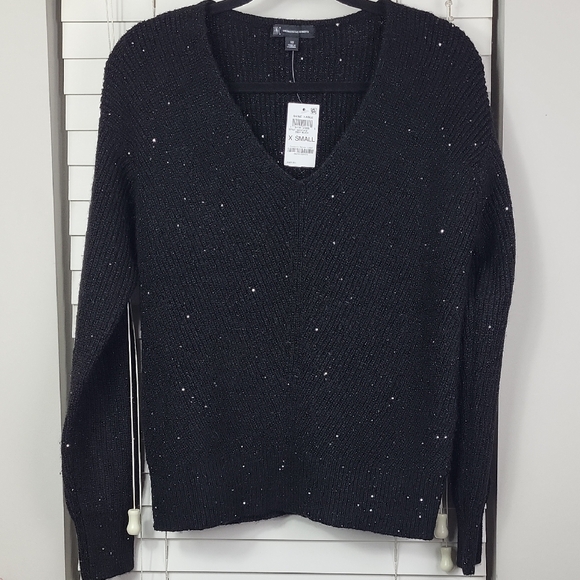 INC International Concepts Sweaters - INC International Concepts Black V-Neck Sweater. Size XS